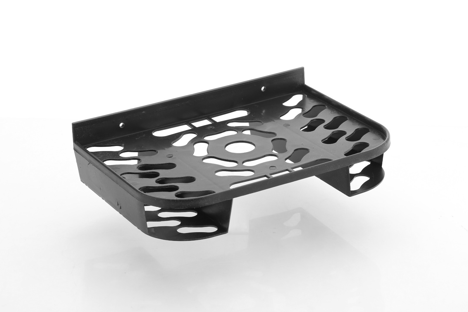 Plastic Set top box shelf with 2 remote protectors